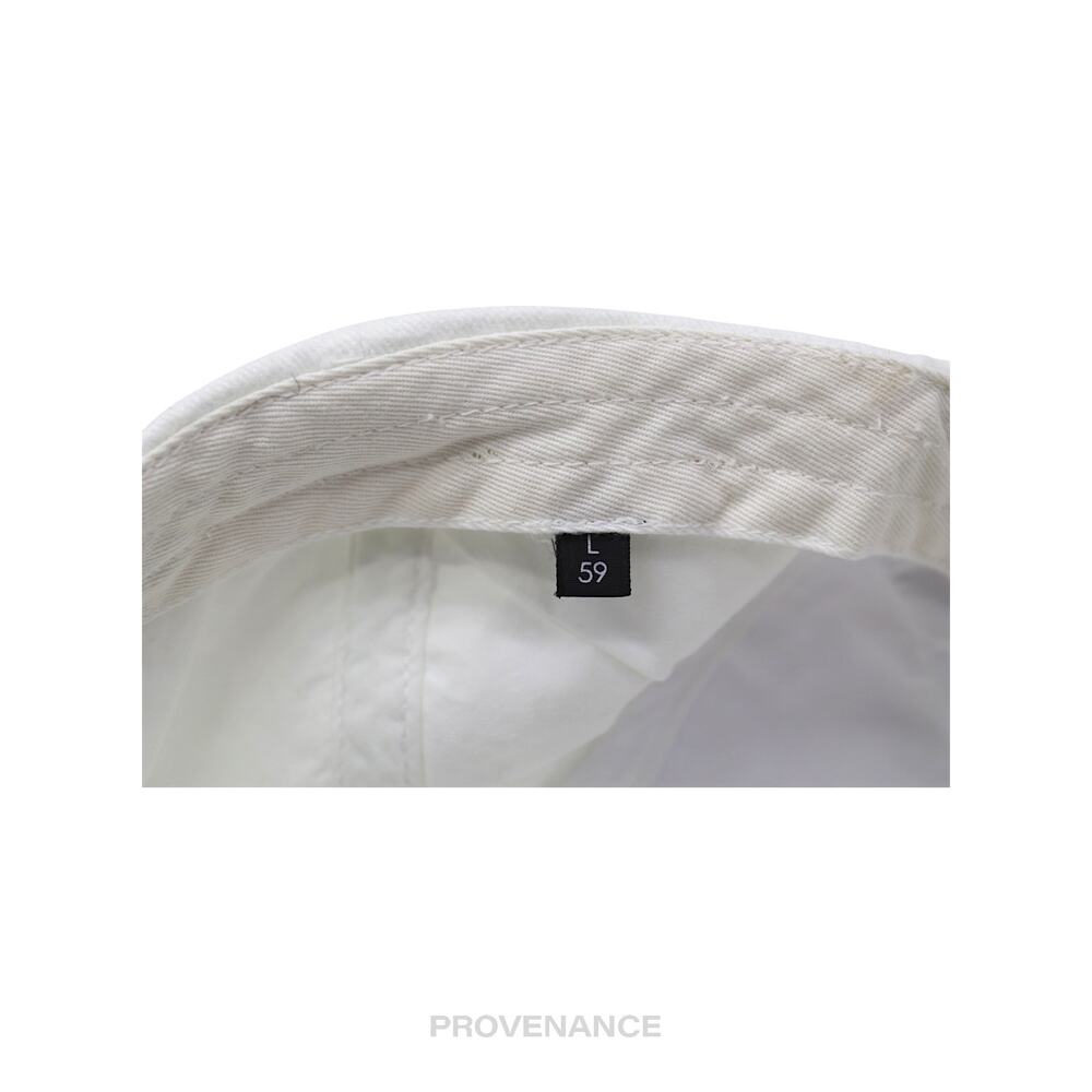 🔴 Balenciaga Embroidered Logo Cap Hat - White - Picture 10 of 10